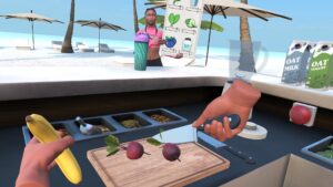 Action Resort XR smoothie bar gameplay on Meta Quest