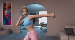 TrainR Move XR fitness gameplay on Meta Quest